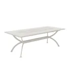 Extendable Outdoor Table Up to 320 cm in Galvanized Steel Made in Italy - Pearl Viadurini