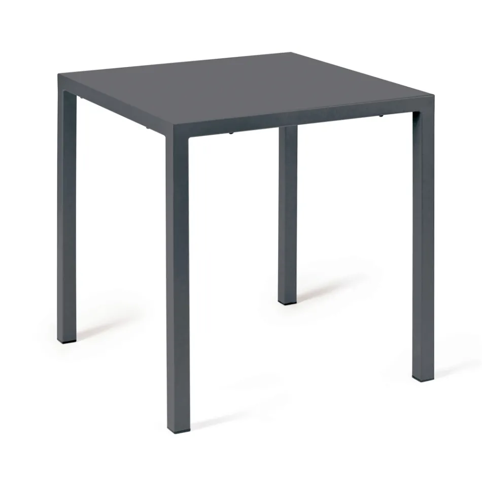 Outdoor Table with Galvanized Steel Structure Made in Italy - Azul Viadurini