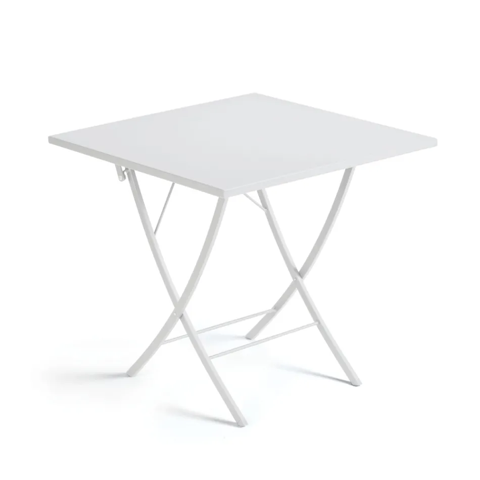 Galvanized Steel Outdoor Table Made in Italy - Blair Viadurini
