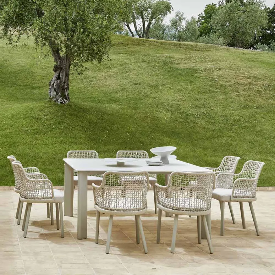 Outdoor Table Top Hpl or Ceramic Made in Italy - Plinto by Varaschin Viadurini