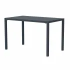 Self-Levelling Rectangular Metal Outdoor Table Made in Italy - Binda Viadurini