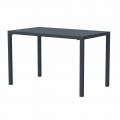 Self-Levelling Rectangular Metal Outdoor Table Made in Italy - Binda
