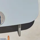 Varaschin Ellisse design outdoor table in colored aluminium Viadurini