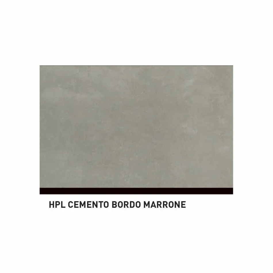 Varaschin Ellisse design outdoor table in colored aluminium Viadurini