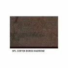 Varaschin Ellisse design outdoor table in colored aluminium Viadurini