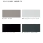 Garden Table Base in Galvanized Steel with HPL Top Made in Italy - Brienne Viadurini