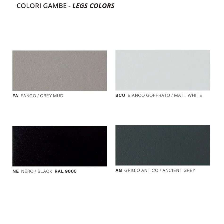 Garden Table Base in Galvanized Steel with HPL Top Made in Italy - Brienne Viadurini