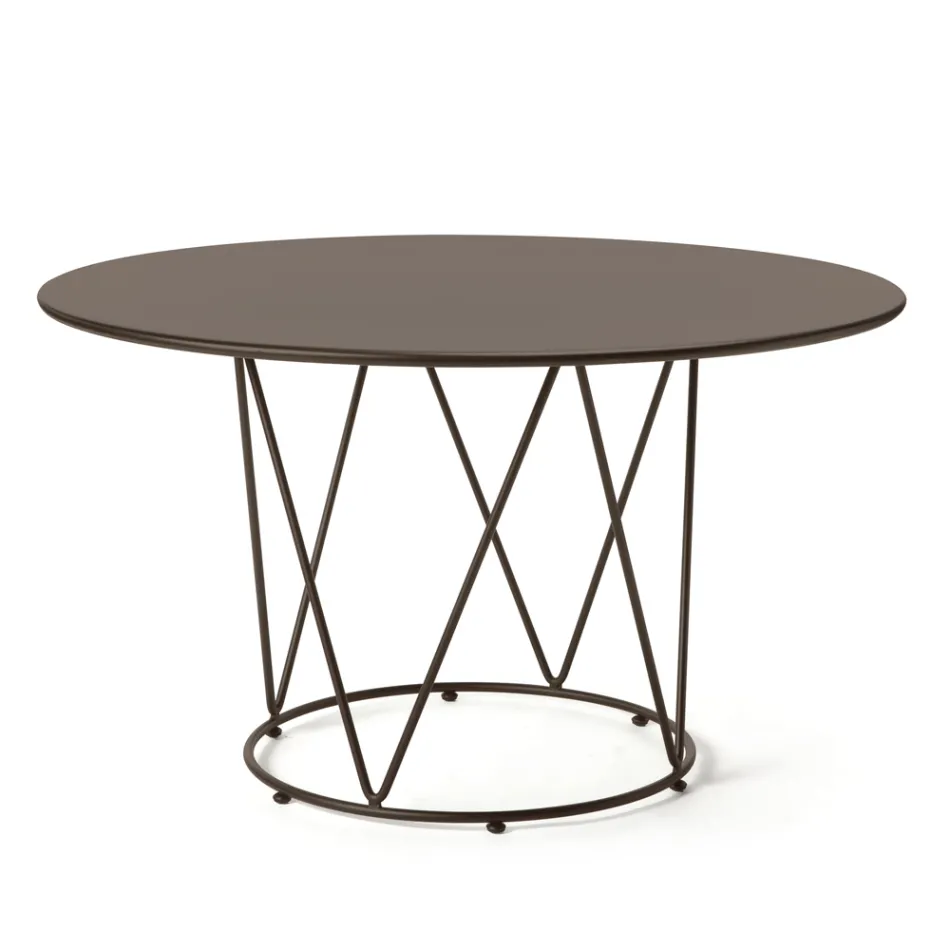 Steel Garden Table of Various Sizes Made in Italy - Brienne Viadurini