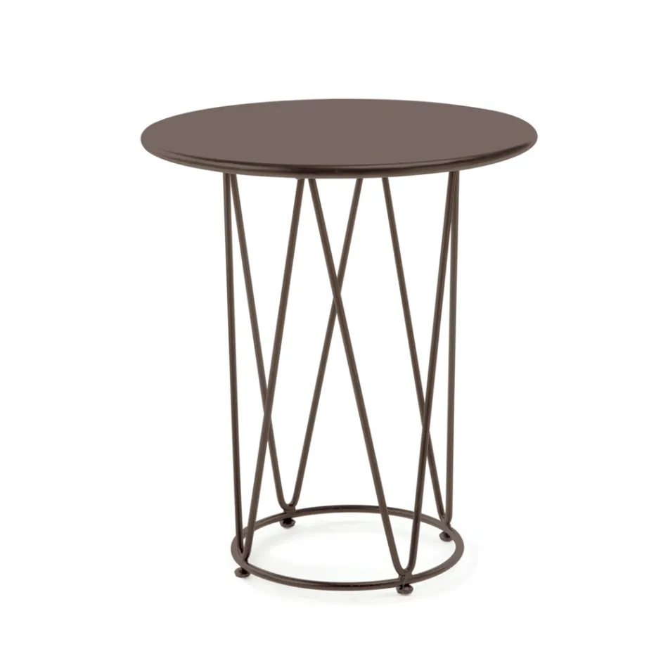 Steel Garden Table of Various Sizes Made in Italy - Brienne Viadurini