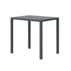 Rectangular Galvanized Steel Garden Table Made in Italy - Azul Viadurini