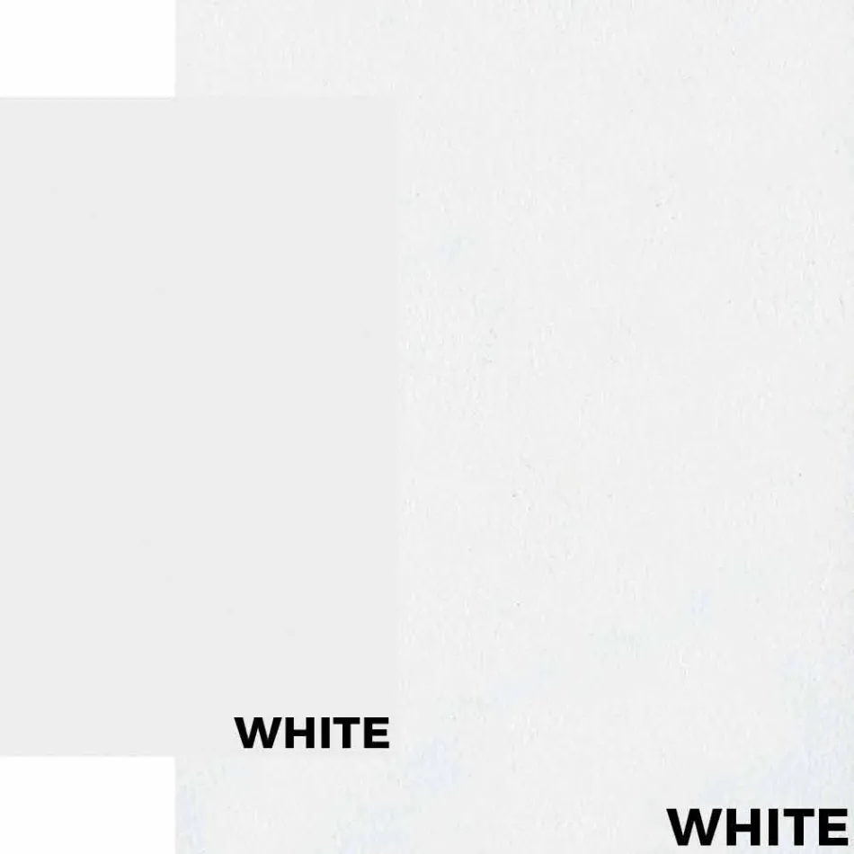 Garden Table in White Aluminium and Laminate Modern Design - Oceania2 Viadurini