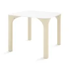 Garden Table in Hpl with Polyethylene Legs Made in Italy - Glen Viadurini