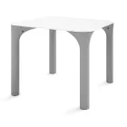Garden Table in Hpl with Polyethylene Legs Made in Italy - Glen Viadurini