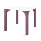 Garden Table in Hpl with Polyethylene Legs Made in Italy - Glen Viadurini