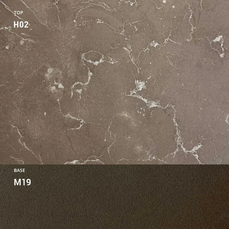 HPL Garden Table with Aluminium Structure Made in Italy - Carl Viadurini