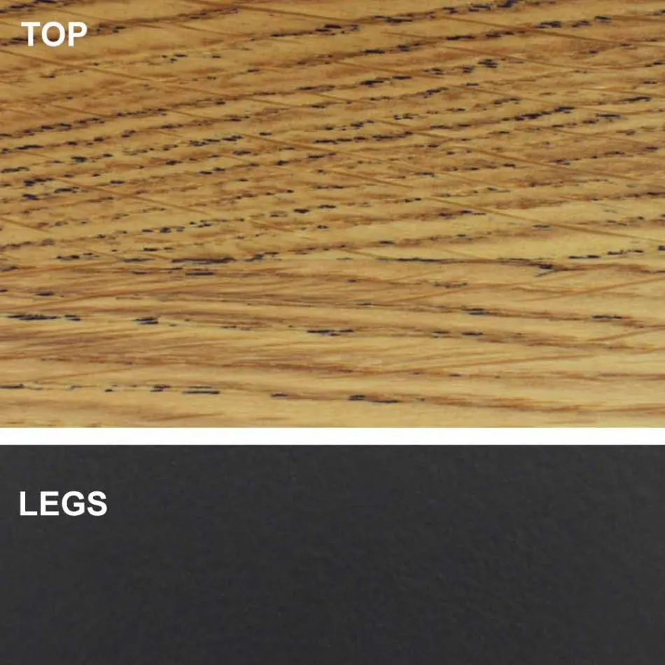 Barrel-shaped Dining Table with Veneered Top Made in Italy - Settimmio Viadurini