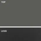 Luxury Made in Italy Barrel-Shaped Dining Table in Fenix and Steel - Settimmio Viadurini