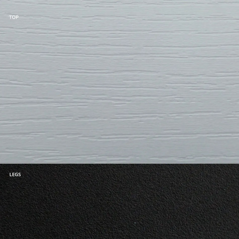 Barrel-shaped Dining Table in Wood Effect Laminate Made in Italy - Cave Viadurini