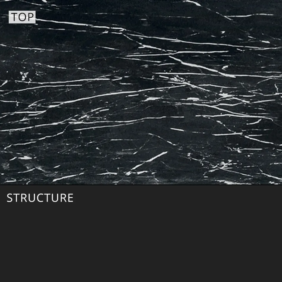 Extendable Outdoor Dining Table 318 cm in Aluminium and Stoneware - Filomena Viadurini