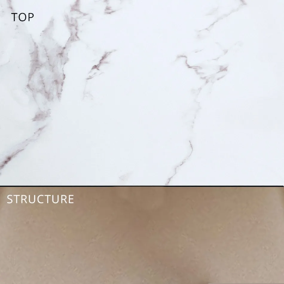 Extendable Outdoor Dining Table 318 cm in Aluminium and Stoneware - Filomena Viadurini