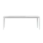 Extendable Outdoor Dining Table 318 cm in Aluminium and Stoneware - Filomena Viadurini