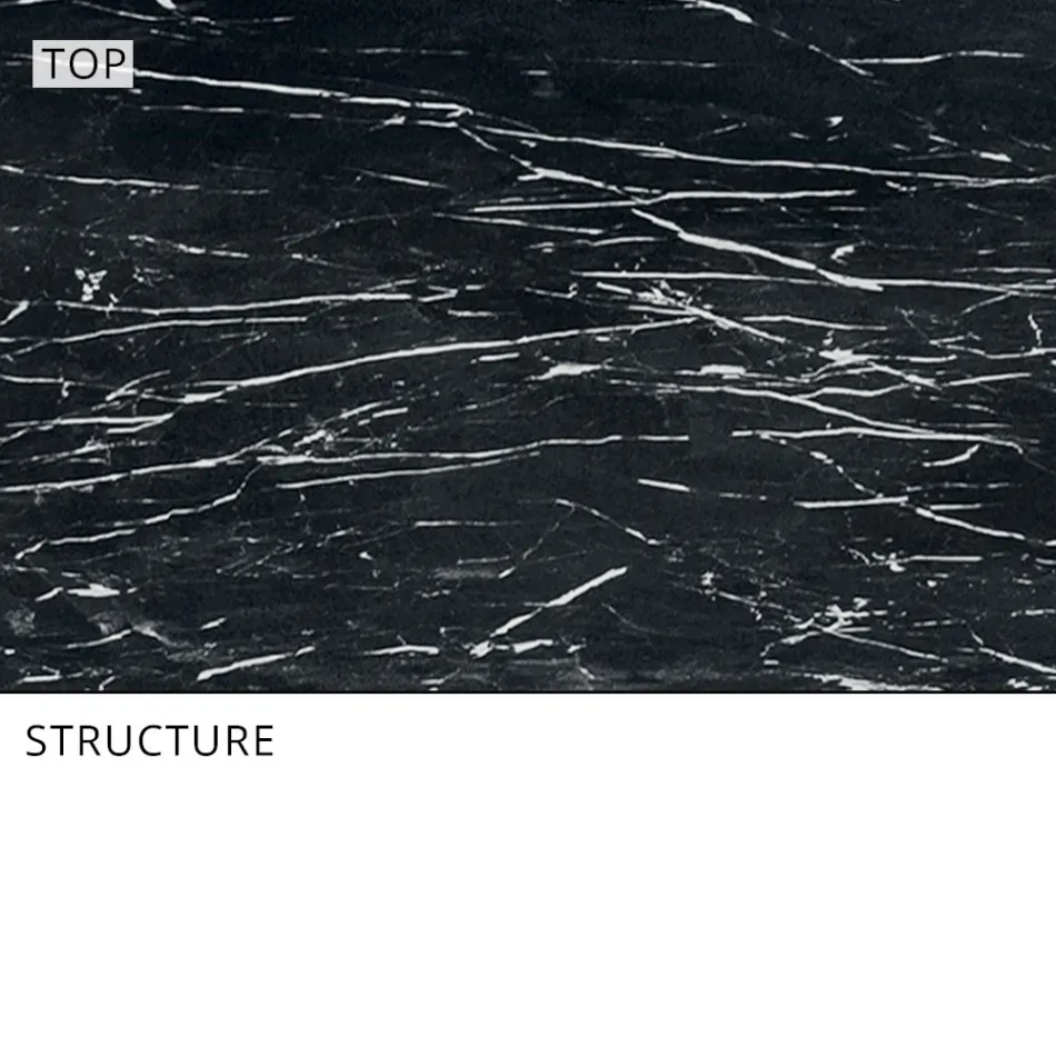 Extendable Outdoor Dining Table 318 cm in Aluminium and Stoneware - Filomena Viadurini