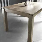 Dining Table Extendable to 200 cm in Melamine Made in Italy - Denis Viadurini