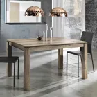 Dining Table Extendable to 200 cm in Melamine Made in Italy - Denis Viadurini
