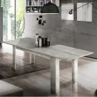 Dining Table Extendable to 210 cm Design in Sustainable Wood - Perro Viadurini