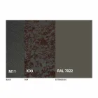 Extendable Dining Table to 298 cm in Metal and Ceramic Top - Anaconda Viadurini