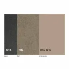 Extendable Dining Table to 298 cm in Metal and Ceramic Top - Anaconda Viadurini