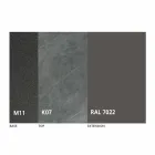 Extendable Dining Table to 298 cm in Metal and Ceramic Top - Anaconda Viadurini