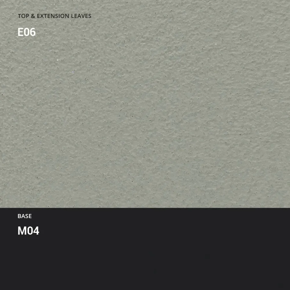 Dining Table Extendable to 310 cm Mortar Effect Made in Italy - Euclide Viadurini