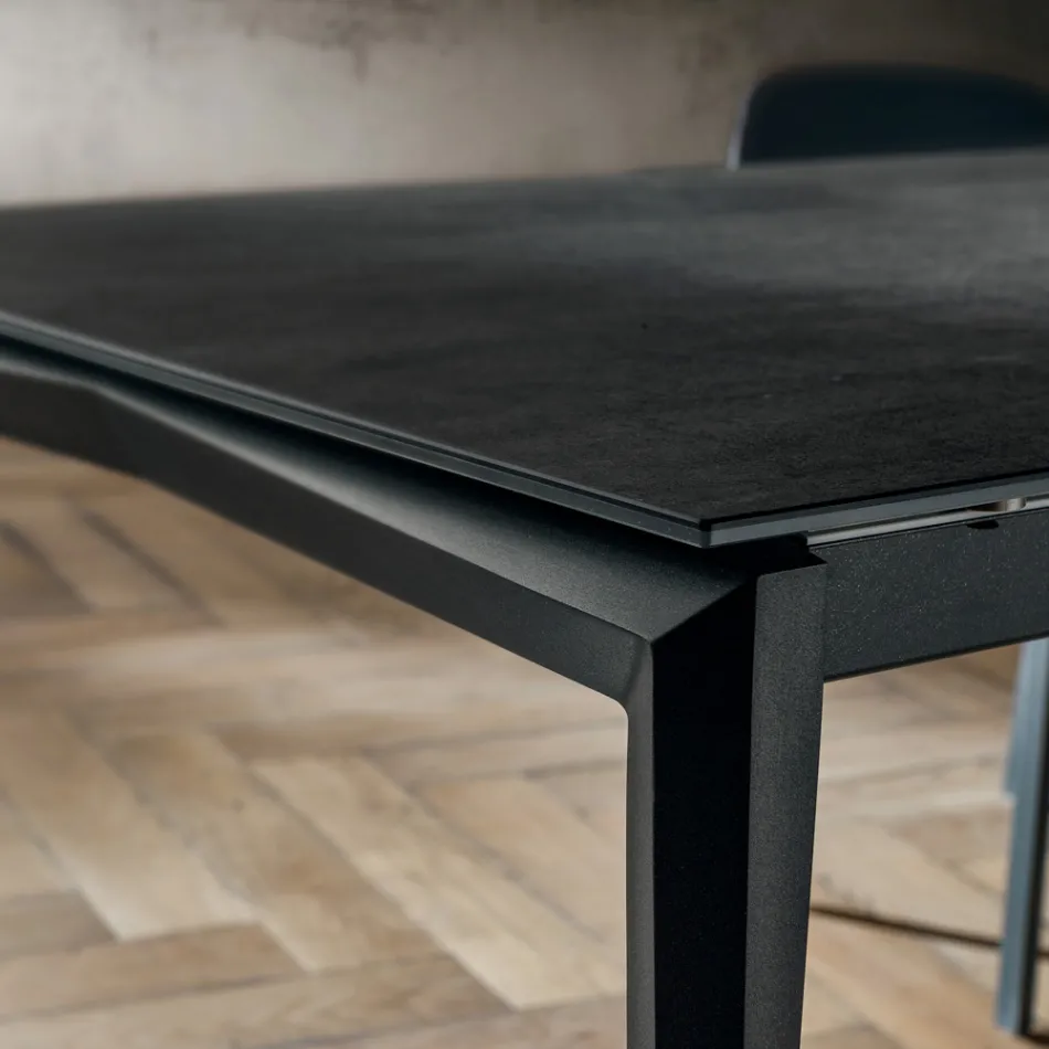 Extendable Dining Table up to 240 cm in Laminam Made in Italy - Fantastic Viadurini