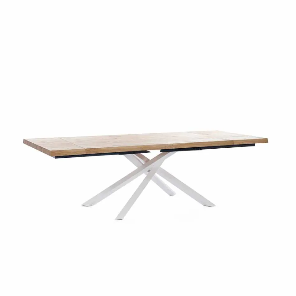 Extendable Dining Table Up to 240 cm in Wood Made in Italy - Xino Viadurini