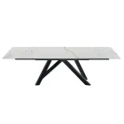 Extendable Dining Table up to 278 cm in Laminam Made in Italy - Settimmio Viadurini