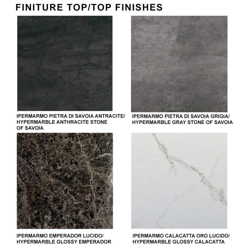 Extendable Dining Table up to 278 cm in Laminam Made in Italy - Settimmio Viadurini