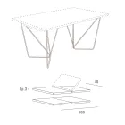 Extendable Dining Table up to 280 cm in Fenix Made in Italy - Eolo Viadurini