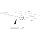 Extendable Dining Table up to 280 cm in Fenix Made in Italy - Eolo Viadurini