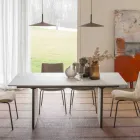 Extendable Dining Table up to 280 or 298 cm with Ceramic Top - Nomia Viadurini