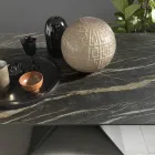 Extendable Dining Table Up to 298 cm in Ceramic Made in Italy - Anaconda Viadurini