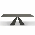 Extendable Dining Table up to 300 cm in Fenix Made in Italy - Dalmatian Viadurini