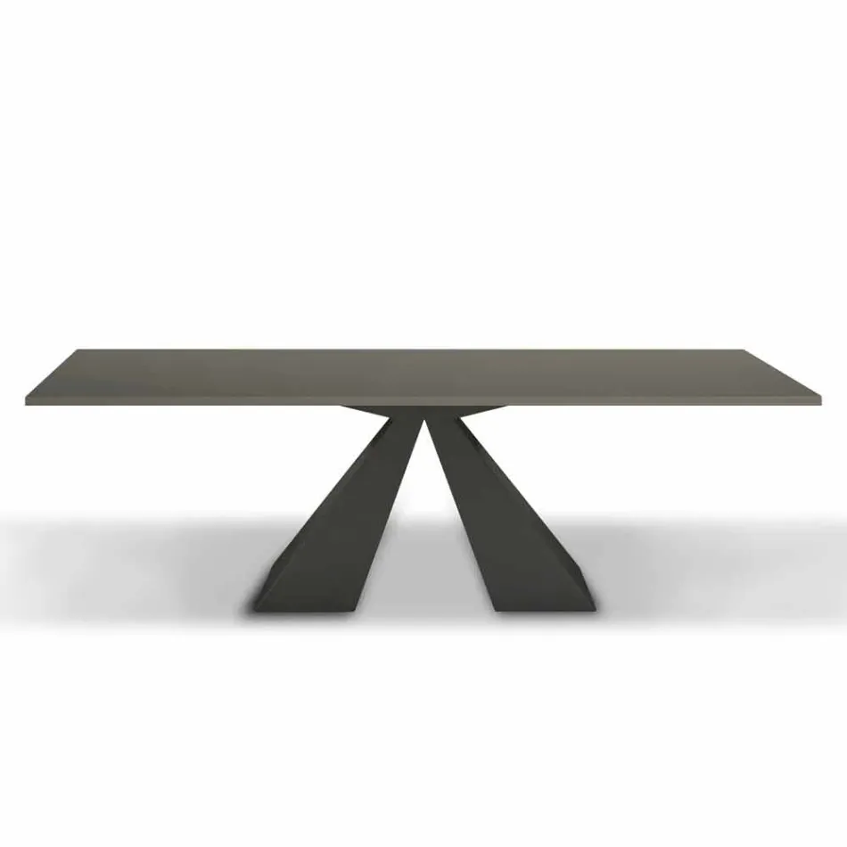 Extendable Dining Table up to 300 cm in Fenix Made in Italy - Dalmatian Viadurini