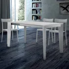 Extendable Dining Table up to 310 cm in Melamine Made in Italy - Seventies Viadurini