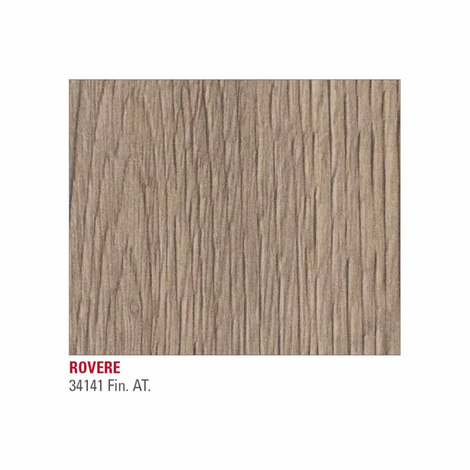 Extendable Dining Table Up to 334 cm Wood Effect Made in Italy - Maltese Viadurini