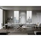 Extendable Dining Table up to 440 cm of Made in Italy Design - Rally Viadurini