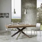 Extendable Dining Table up to 440 cm of Made in Italy Design - Rally Viadurini