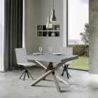 Extendable Dining Table up to 440 cm of Made in Italy Design - Rally Viadurini