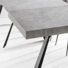 Extendable Dining Table Up to 500 cm with Melamine Top - Raimondo Viadurini