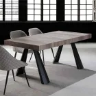 Extendable Dining Table Up to 500 cm with Melamine Top - Raimondo Viadurini